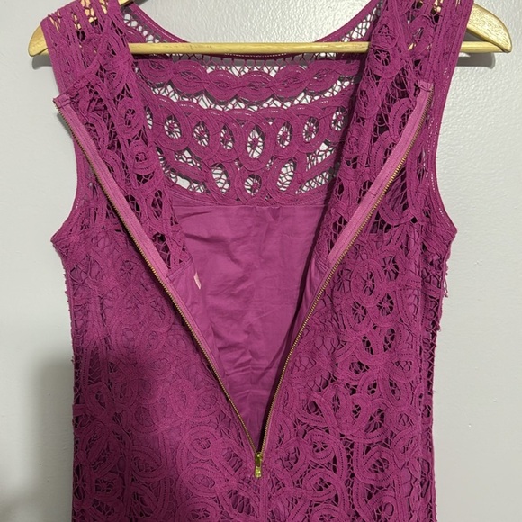 Lilly Pulitzer Pansy Purple Tabitha Dress Women’s Size Small - Picture 5 of 8